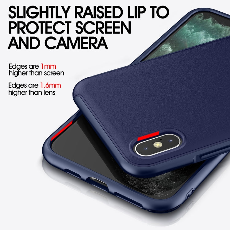 For iPhone XS Max wlons PC + TPU Shockproof Phone Case