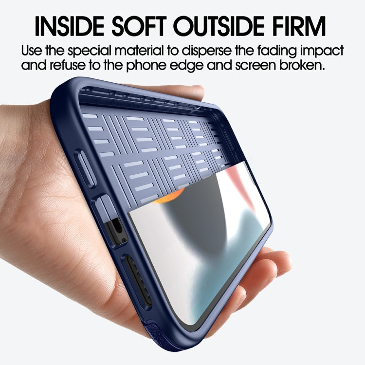 For iPhone 13 wlons PC + TPU Shockproof Phone Case