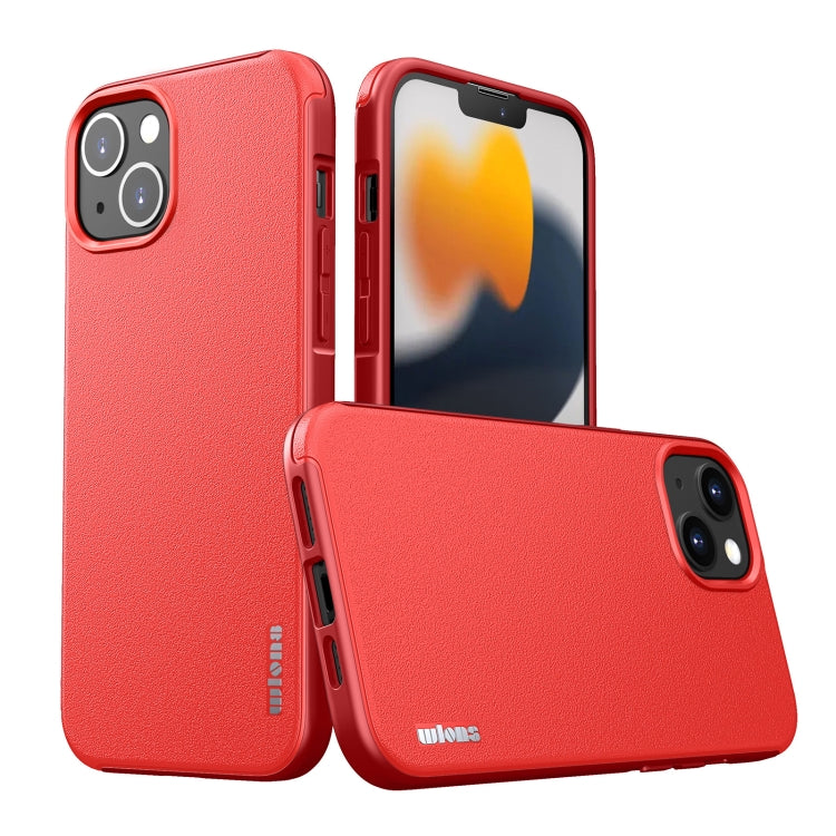 For iPhone 13 wlons PC + TPU Shockproof Phone Case
