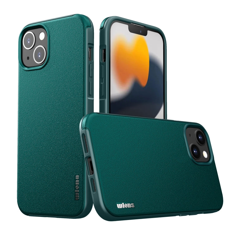 For iPhone 13 wlons PC + TPU Shockproof Phone Case