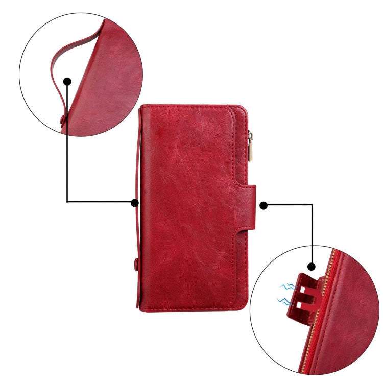 For iPhone 13 JDK-A1 Series Zipper Wallet Flip Leather Phone Case