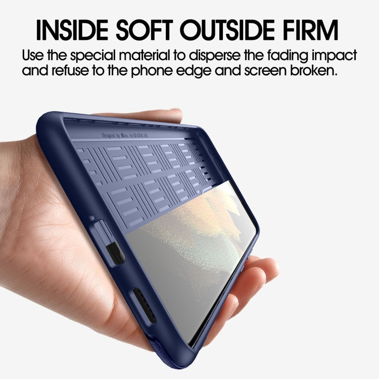 For Samsung Galaxy S21 Ultra 5G wlons PC + TPU Shockproof Phone Case