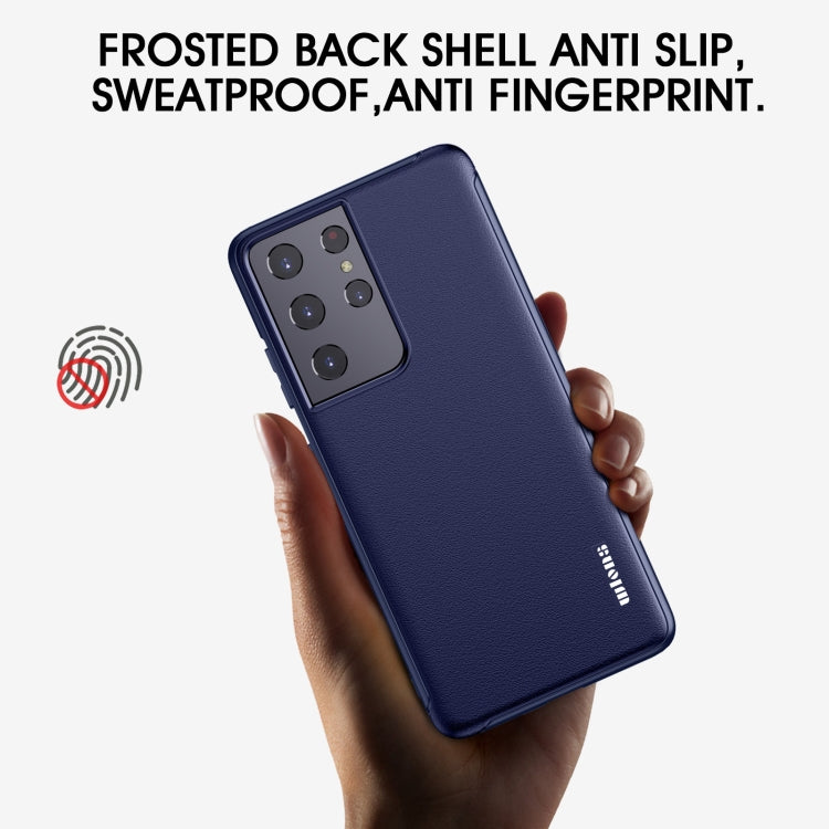 For Samsung Galaxy S21 Ultra 5G wlons PC + TPU Shockproof Phone Case
