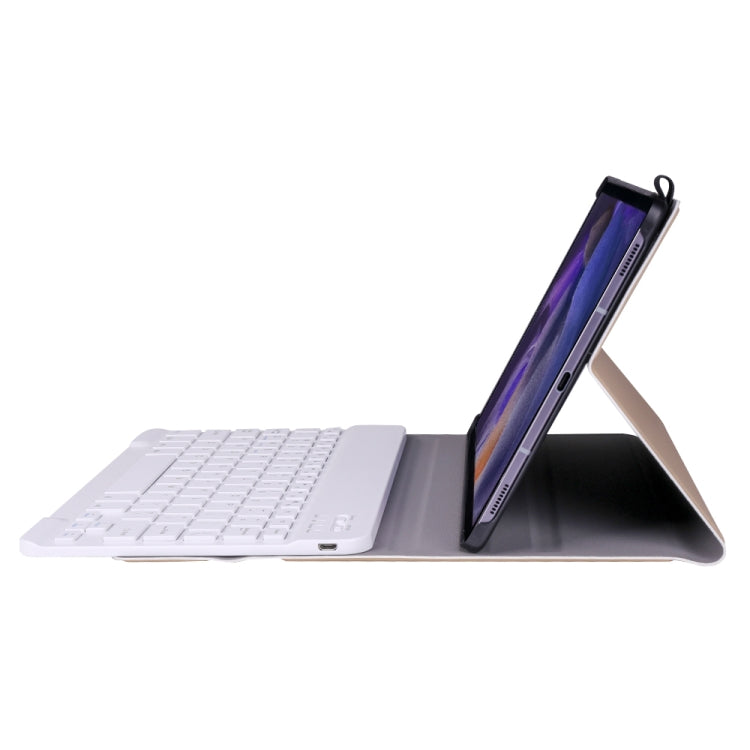 A08 Ultra-thin Bluetooth Keyboard Leather Case For Samsung Galaxy Tab A8 2021 SM-X205 / SM-X200