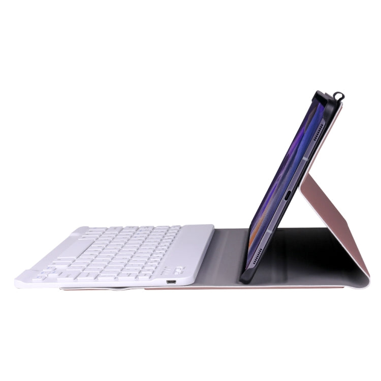 A08 Ultra-thin Bluetooth Keyboard Leather Case For Samsung Galaxy Tab A8 2021 SM-X205 / SM-X200