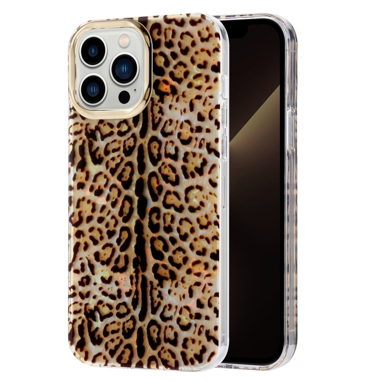 For iPhone 13 Pro Electroplating Shell Texture Phone Case