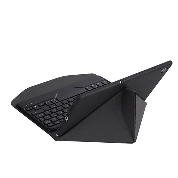 BA08 Diamond Texture Bluetooth Keyboard Leather Case with Triangle Back Support For Samsung Galaxy Tab A8 2021 SM-X205 / SM-X200