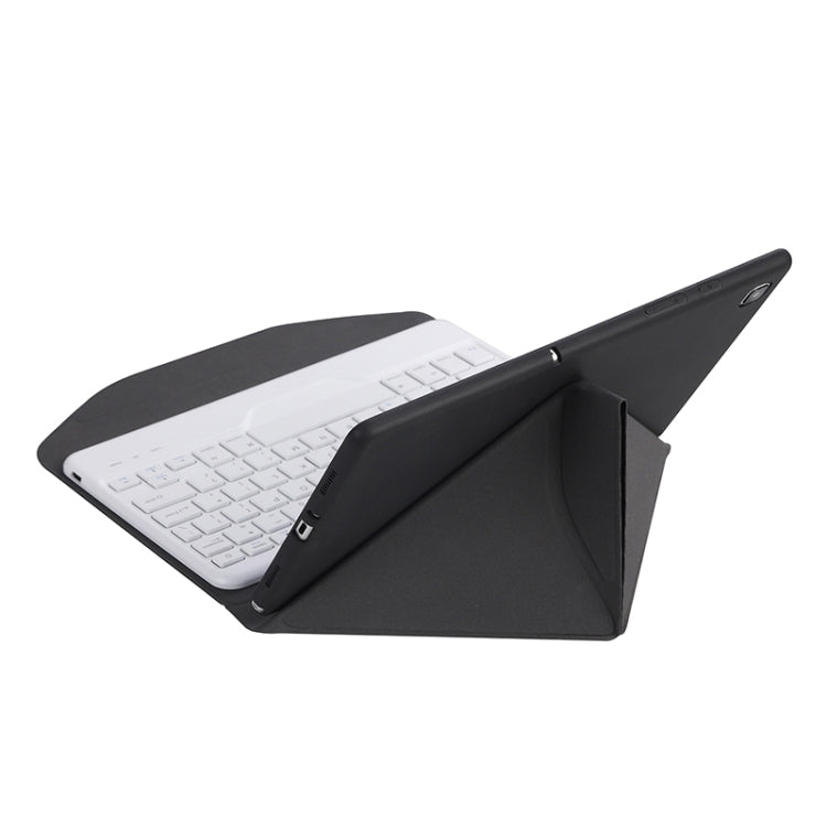 BA08 Diamond Texture Bluetooth Keyboard Leather Case with Triangle Back Support For Samsung Galaxy Tab A8 2021 SM-X205 / SM-X200