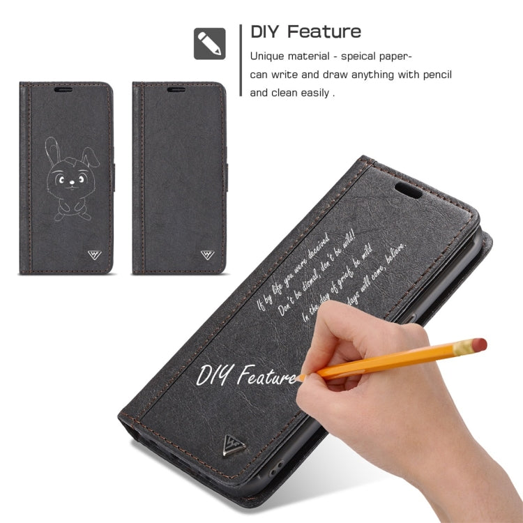 For Galaxy S7 Edge WHATIF Kraft Paper TPU + PC Horizontal Flip Protective Case with Holder & Card Slots & Wallet