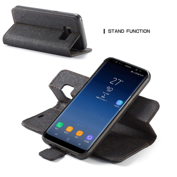 For Galaxy S8 WHATIF Kraft Paper TPU + PC Horizontal Flip Protective Case with Holder & Card Slots & Wallet