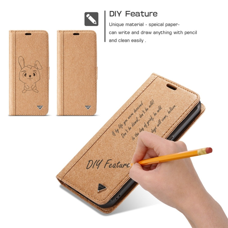 For Galaxy S8+ WHATIF Kraft Paper TPU + PC Horizontal Flip Protective Case with Holder & Card Slots & Wallet