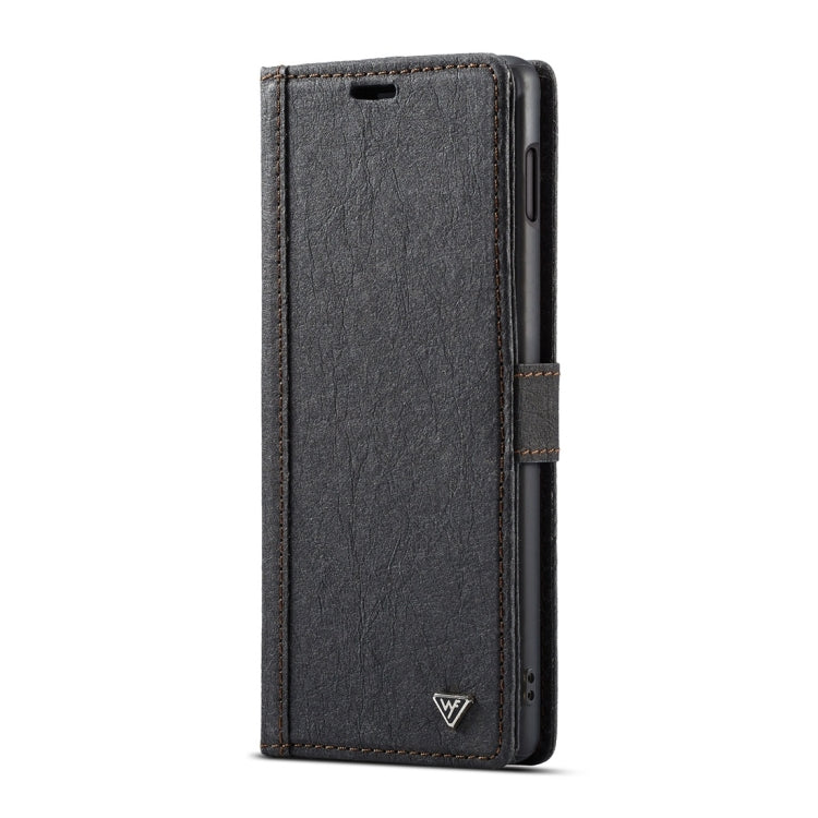 For Galaxy S10e WHATIF Kraft Paper TPU + PC Horizontal Flip Protective Case with Holder & Card Slots & Wallet