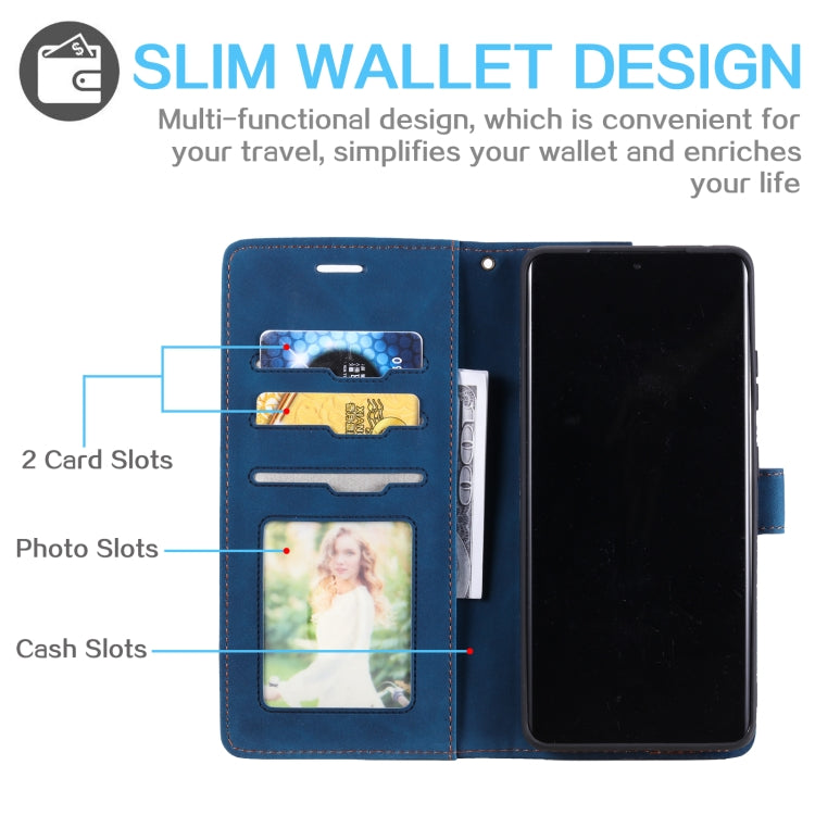 For Samsung Galaxy S21 Ultra 5G Skin Feel Anti-theft Brush Horizontal Flip Leather Phone Case