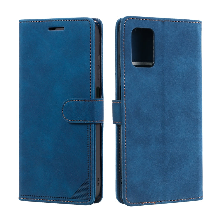 For Samsung Galaxy A03s EU Version Skin Feel Anti-theft Brush Horizontal Flip Leather Phone Case