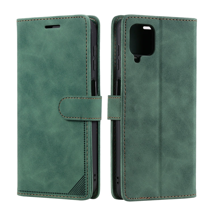 For Samsung Galaxy A22 Skin Feel Anti-theft Brush Horizontal Flip Leather Phone Case