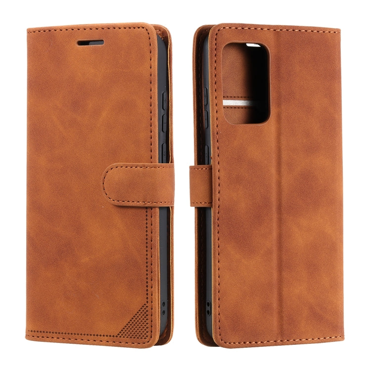 For Samsung Galaxy A52 5G / 4G Skin Feel Anti-theft Brush Horizontal Flip Leather Phone Case