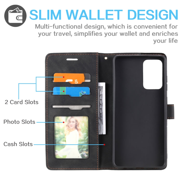 For Samsung Galaxy A52 5G / 4G Skin Feel Anti-theft Brush Horizontal Flip Leather Phone Case