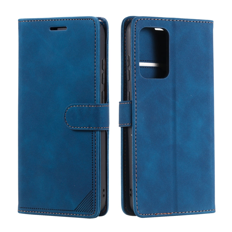 For Samsung Galaxy A52 5G / 4G Skin Feel Anti-theft Brush Horizontal Flip Leather Phone Case