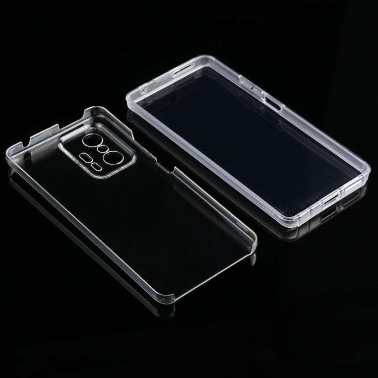 For Xiaomi 11T PC+TPU Ultra-Thin Double-Sided All-Inclusive Transparent Phone Case
