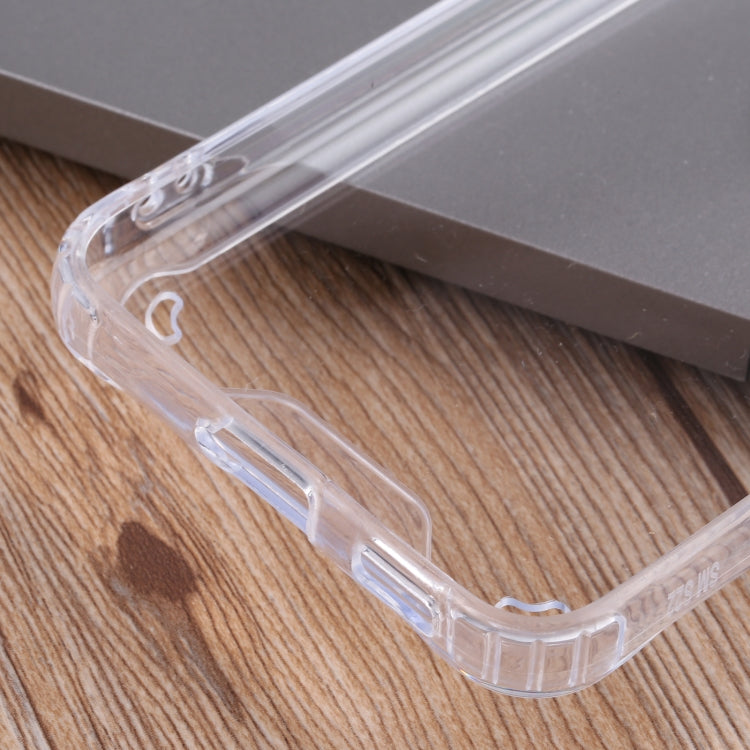 For Samsung Galaxy S22 5G Four-corner Shockproof Transparent TPU + PC Phone Case