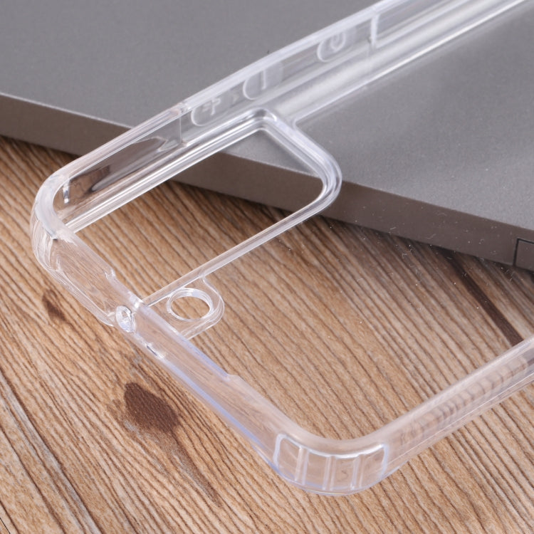 For Samsung Galaxy S22 5G Four-corner Shockproof Transparent TPU + PC Phone Case