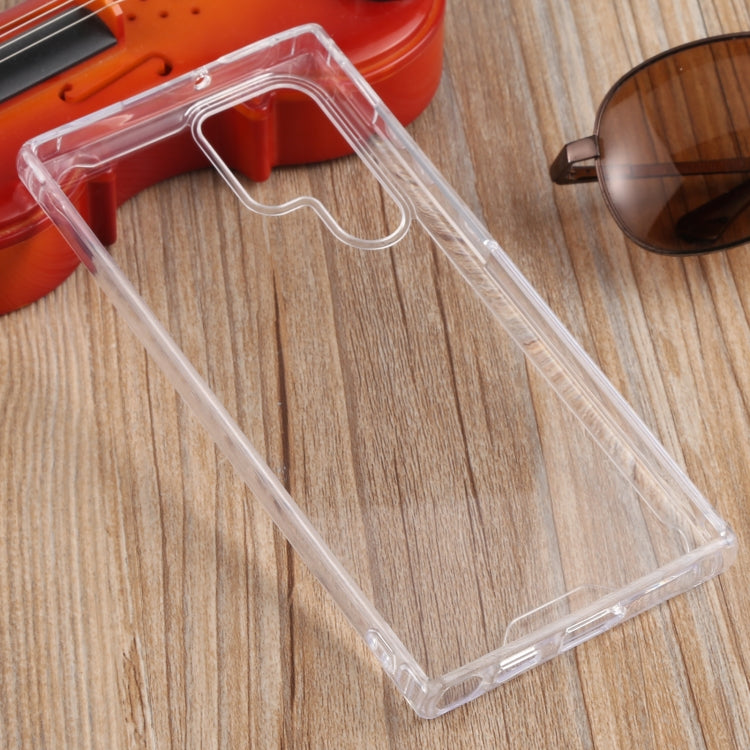 For Samsung Galaxy S22 Ultra 5G Four-corner Shockproof Transparent TPU + PC Phone Case