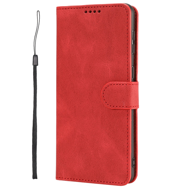 For Samsung Galaxy S22+ 5G Fantasy Classic Skin-feel Calfskin Texture Magnetic Buckle Horizontal Flip PU Phone Leather Case with Holder & Card Slot & Wallet