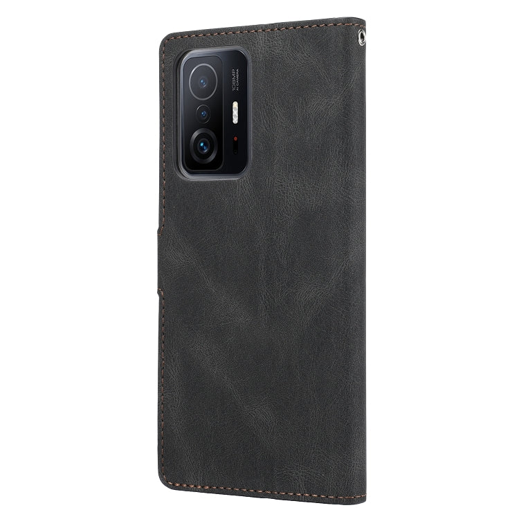 For Xiaomi Mi 11T / 11T Pro Fantasy Classic Skin-feel Calfskin Texture Magnetic Buckle Horizontal Flip PU Phone Leather Case with Holder & Card Slot & Wallet