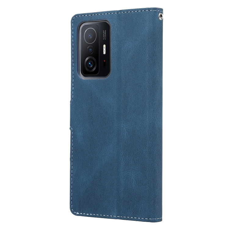 For Xiaomi Mi 11T / 11T Pro Fantasy Classic Skin-feel Calfskin Texture Magnetic Buckle Horizontal Flip PU Phone Leather Case with Holder & Card Slot & Wallet
