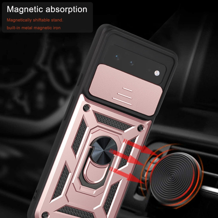 For Google Pixel 6 Sliding Camera Cover Design TPU+PC Phone Protective Case