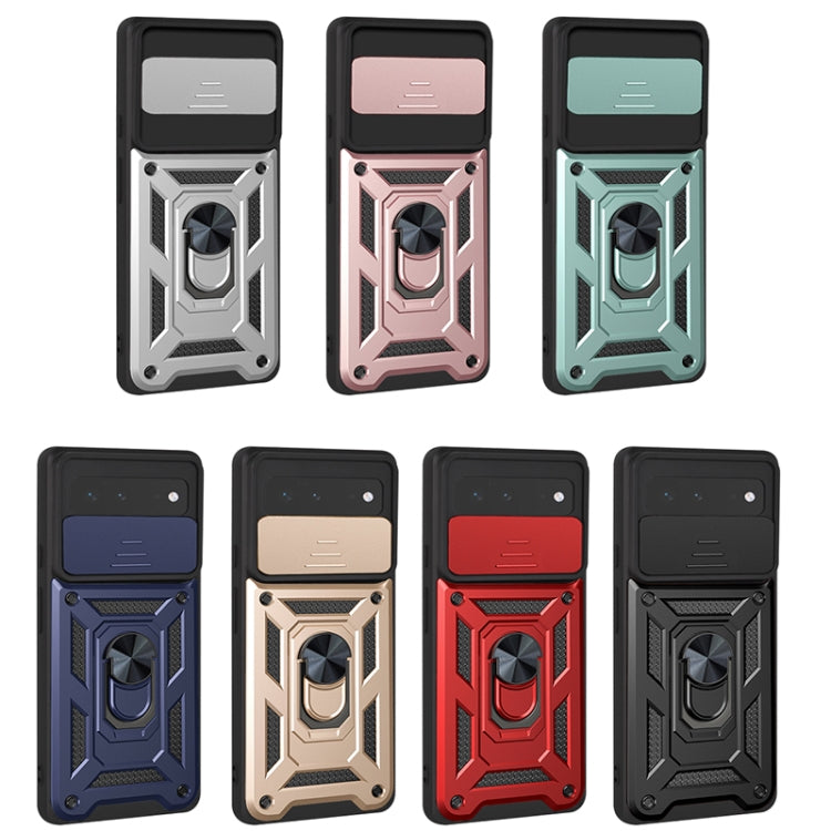 For Google Pixel 6 Sliding Camera Cover Design TPU+PC Phone Protective Case