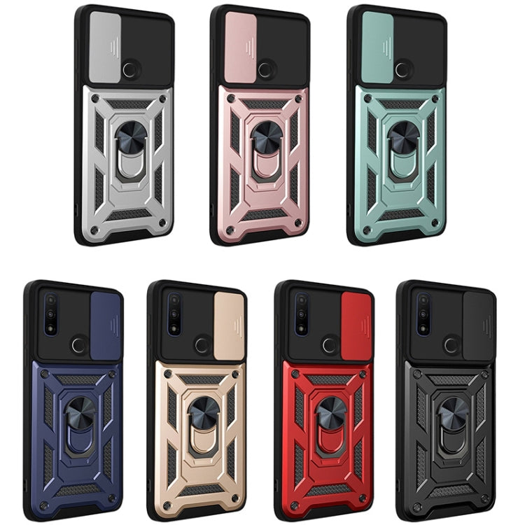 For Motorola G Pure Sliding Camera Cover Design TPU+PC Phone Protective Case