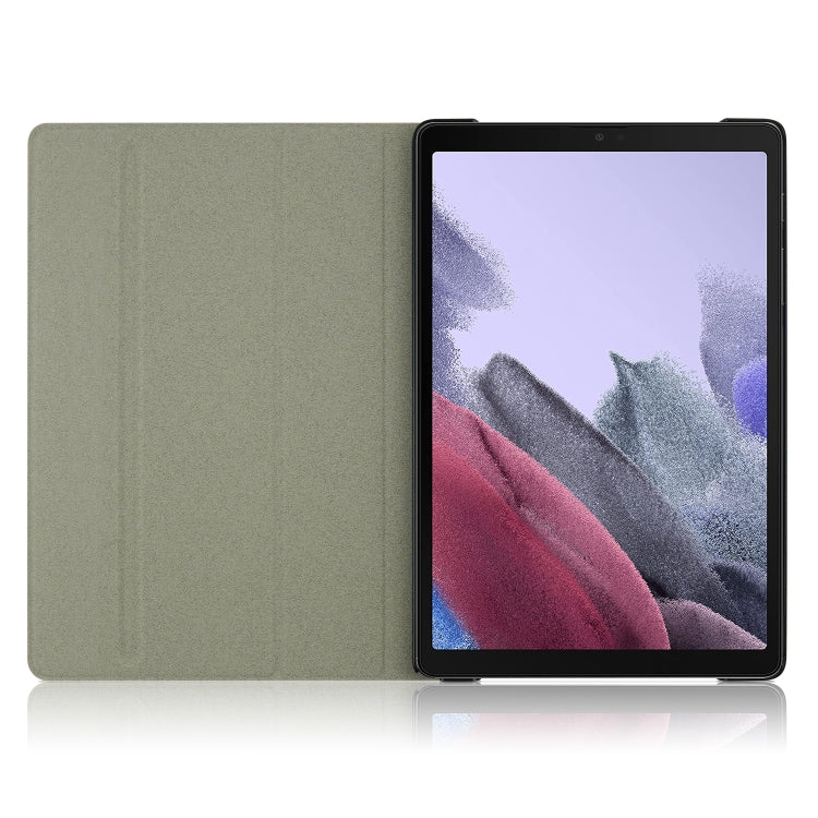 For Samsung Galaxy Tab A7 Lite  8.7 2021 T220 / T225 Solid Color 360 Degrees Rotation Tablet Leather Case with Holder