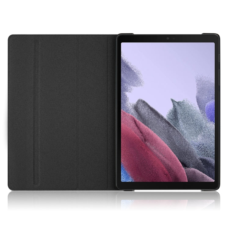 For Samsung Galaxy Tab A7 Lite  8.7 2021 T220 / T225 Solid Color 360 Degrees Rotation Tablet Leather Case with Holder