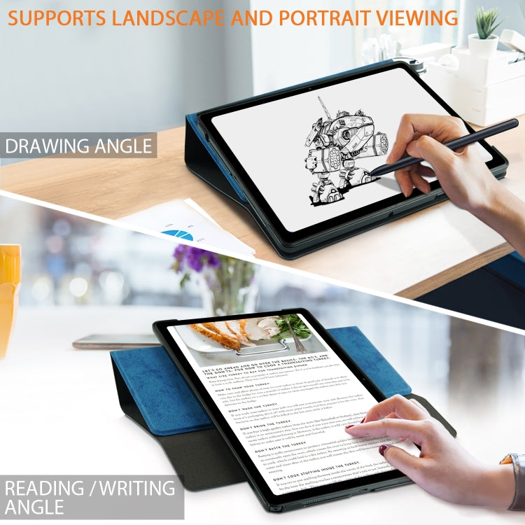 For Samsung Galaxy Tab A7 Lite  8.7 2021 T220 / T225 Solid Color 360 Degrees Rotation Tablet Leather Case with Holder