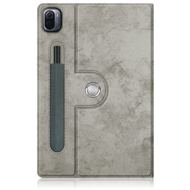 For Xiaomi Mi Pad 5 Pro 11 inch Solid Color 360 Degrees Rotation Tablet Leather Case with Holder