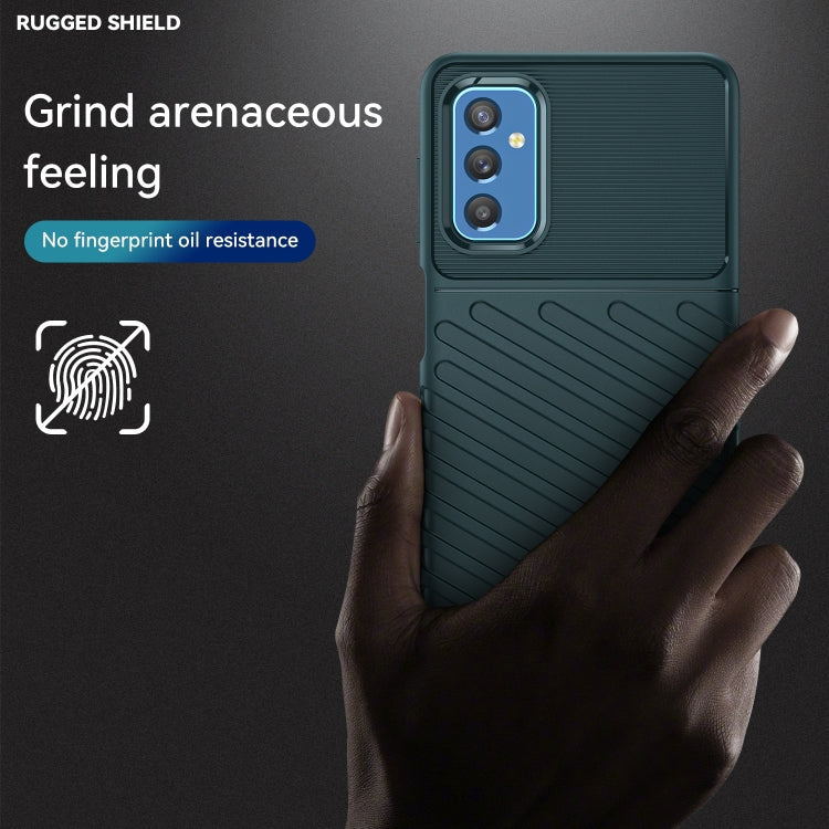 For Samsung Galaxy M52 5G Thunderbolt Shockproof TPU Protective Soft Phone Case