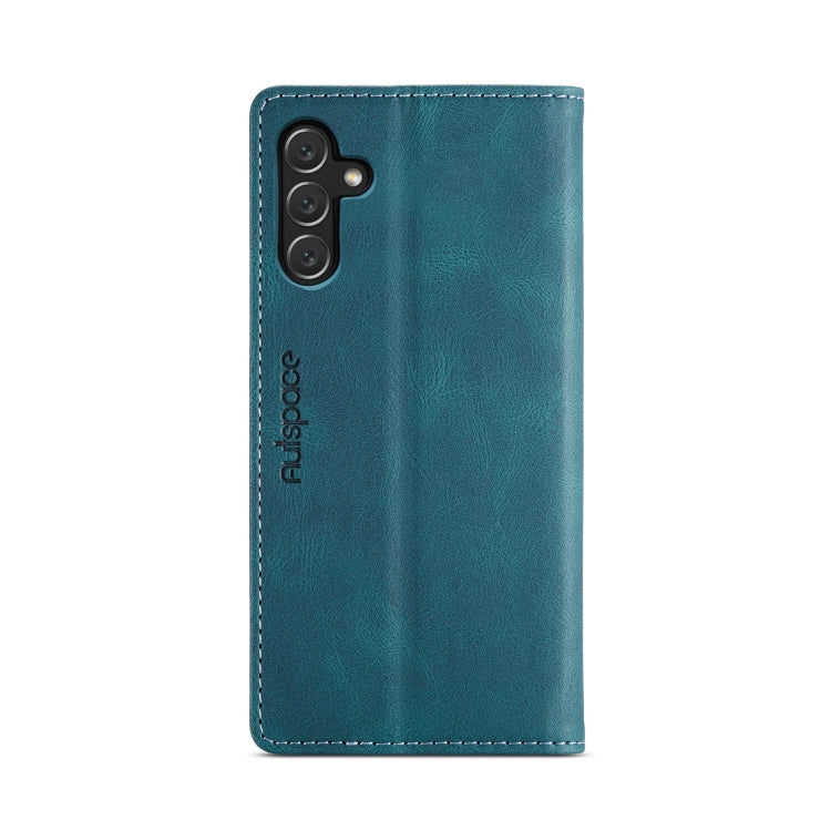 For Samsung Galaxy A13 5G AutSpace A01 Retro Skin-feel Crazy Horse Texture Horizontal Flip Phone Leather Case with Holder & Card Slots & Wallet & RFID