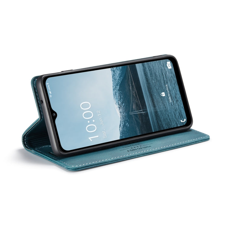 For Samsung Galaxy A13 5G AutSpace A01 Retro Skin-feel Crazy Horse Texture Horizontal Flip Phone Leather Case with Holder & Card Slots & Wallet & RFID