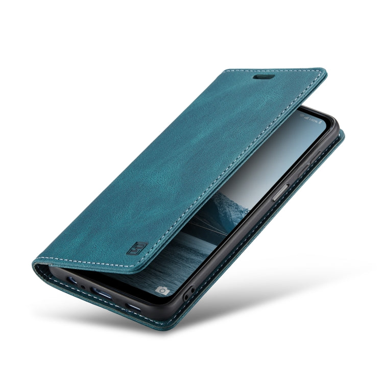 For Samsung Galaxy A13 5G AutSpace A01 Retro Skin-feel Crazy Horse Texture Horizontal Flip Phone Leather Case with Holder & Card Slots & Wallet & RFID