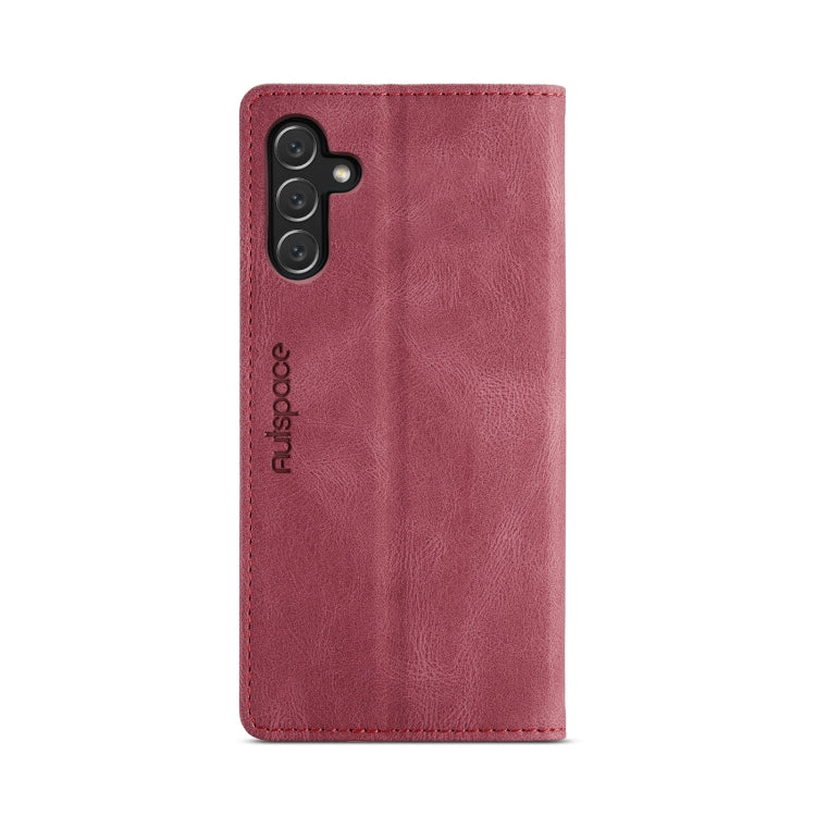 For Samsung Galaxy A13 5G AutSpace A01 Retro Skin-feel Crazy Horse Texture Horizontal Flip Phone Leather Case with Holder & Card Slots & Wallet & RFID