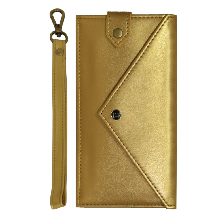 For 5.5 inch - 6.5 inch  Phones Envelope Horizontal Flip PU Leather Case with Card Slots & Pen Slots & Holder & Wallet & Photo Frame & Shoulder Strap