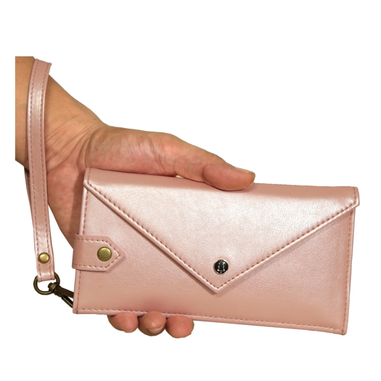 For 5.5 inch - 6.5 inch  Phones Envelope Horizontal Flip PU Leather Case with Card Slots & Pen Slots & Holder & Wallet & Photo Frame & Shoulder Strap
