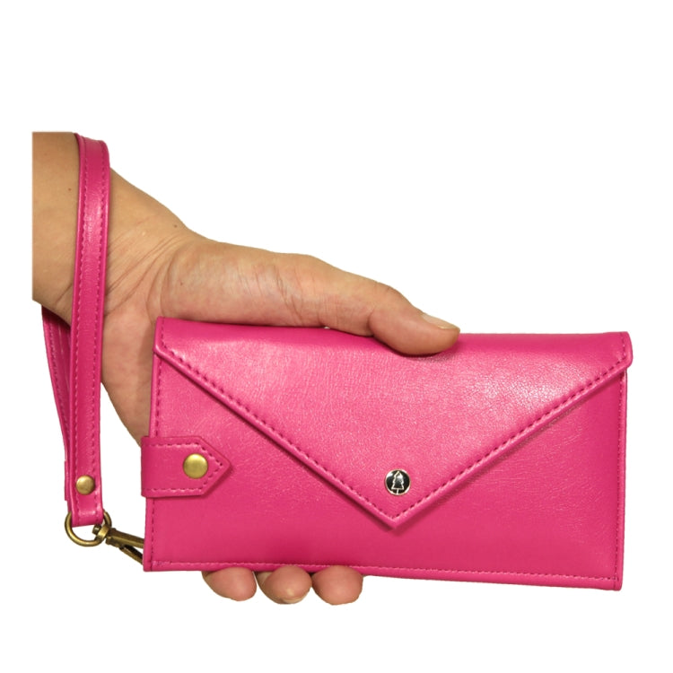 For 5.5 inch - 6.5 inch  Phones Envelope Horizontal Flip PU Leather Case with Card Slots & Pen Slots & Holder & Wallet & Photo Frame & Shoulder Strap