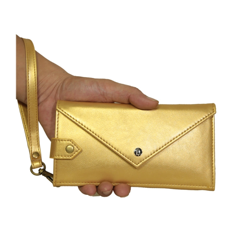For 6.5 inch - 7.5 inch  Phones Envelope Horizontal Flip PU Leather Case with Card Slots & Pen Slots & Holder & Wallet & Photo Frame & Shoulder Strap