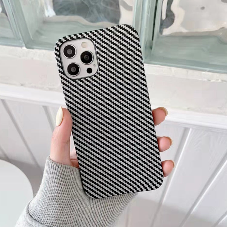 For iPhone 12 / 12 Pro Carbon Fiber TPU Shockproof Phone Case