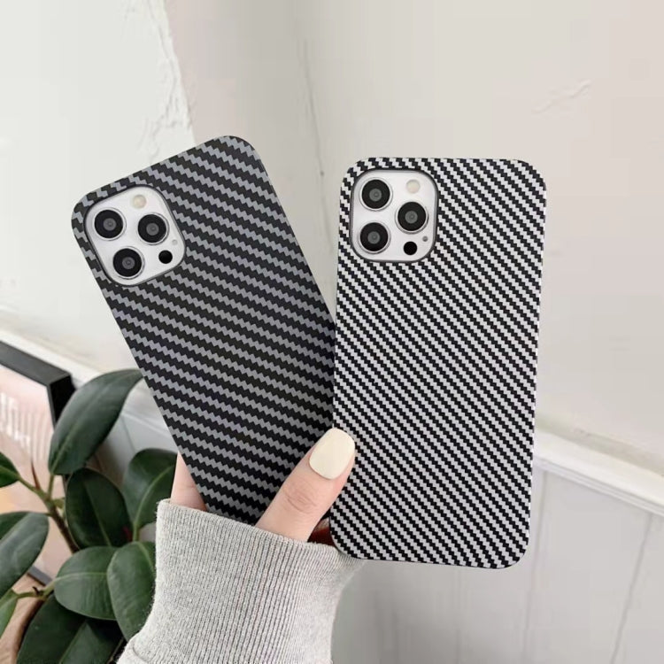 For iPhone 12 / 12 Pro Carbon Fiber TPU Shockproof Phone Case