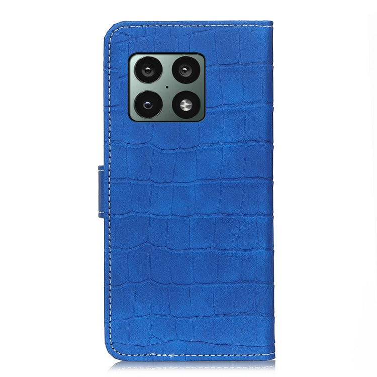 For OnePlus 10 Pro Crocodile Texture Horizontal Flip Leather Phone Case with Holder & Card Slots & Wallet