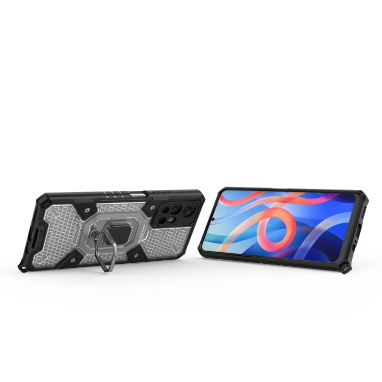 For Xiaomi Redmi Note 11 5G Space PC + TPU Phone Case with Ring Holder