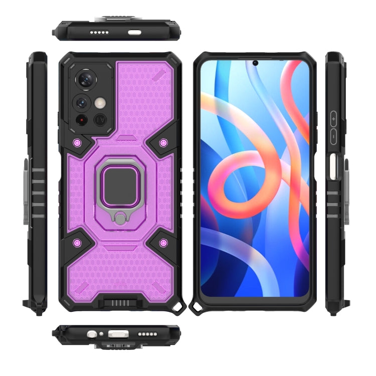 For Xiaomi Redmi Note 11 5G Space PC + TPU Phone Case with Ring Holder